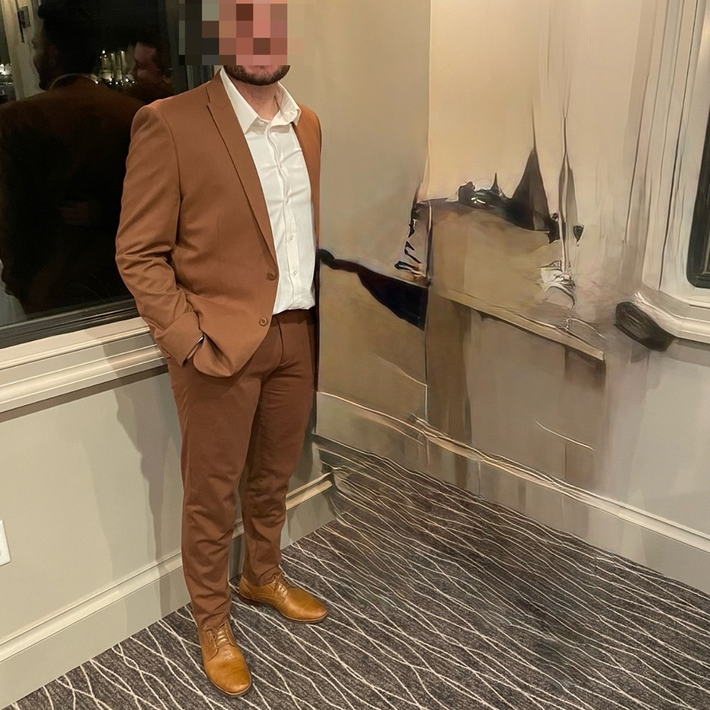 Express Men's Tan Dress Pants